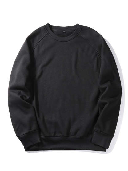 Basic Crew Neck Sweatshirt & Jogger Pants-Mitchell Shoes