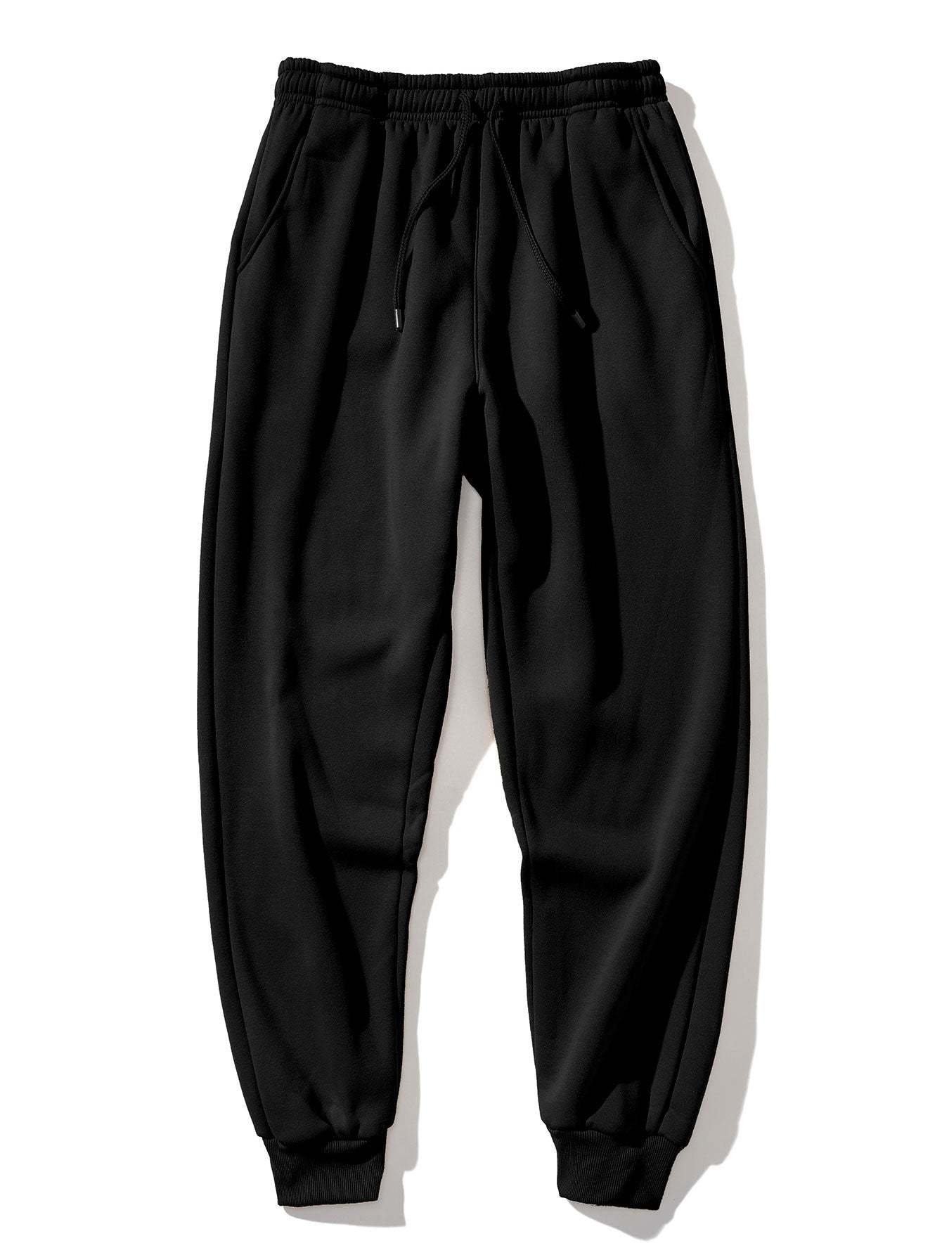 Basic Crew Neck Sweatshirt & Jogger Pants-Mitchell Shoes