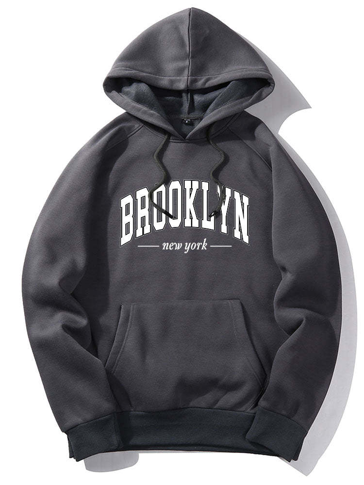 Brooklyn Letter Print Hoodie & Jogger Pants-Mitchell Shoes