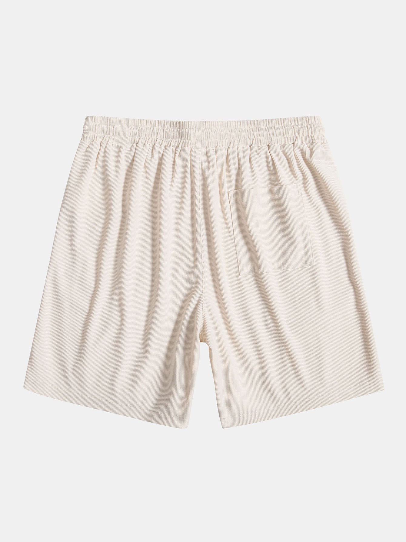 Stretch Corduroy Zip Polo Shirt & Corduroy Shorts-Mitchell Shoes