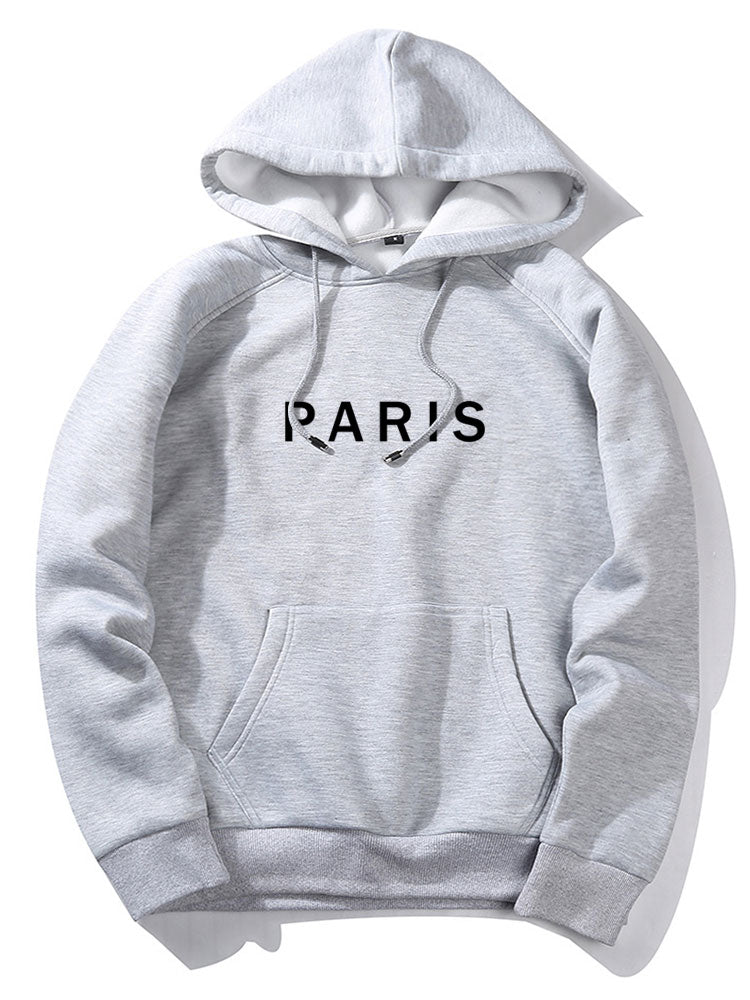 Paris Print Raglan Hoodie-Mitchell Shoes