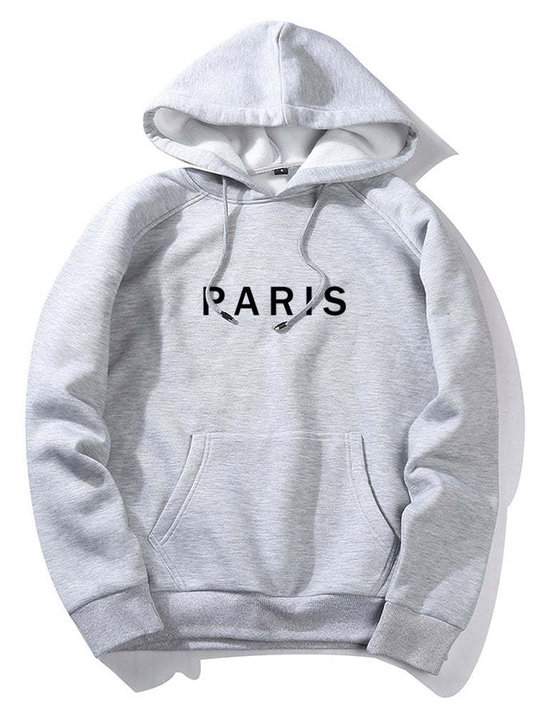 Paris Print Raglan Hoodie-Mitchell Shoes