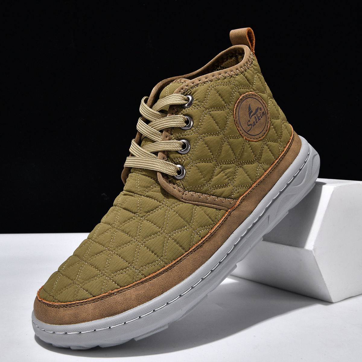 Mitchell Shoes Men's Casual Anti Slip Warm Boots