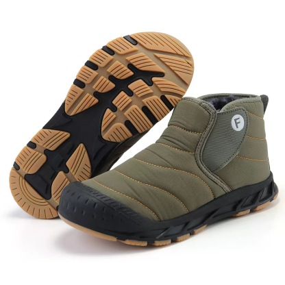 Men’s Plush-Lined High-Top Snow Boots