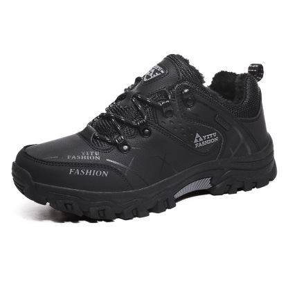 Men's Anti-slip Low-top Leather Hiking Shoes