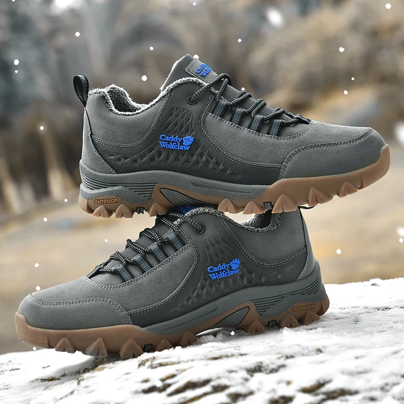 Men's Non-slip Thick Bottom Leather Sneakers