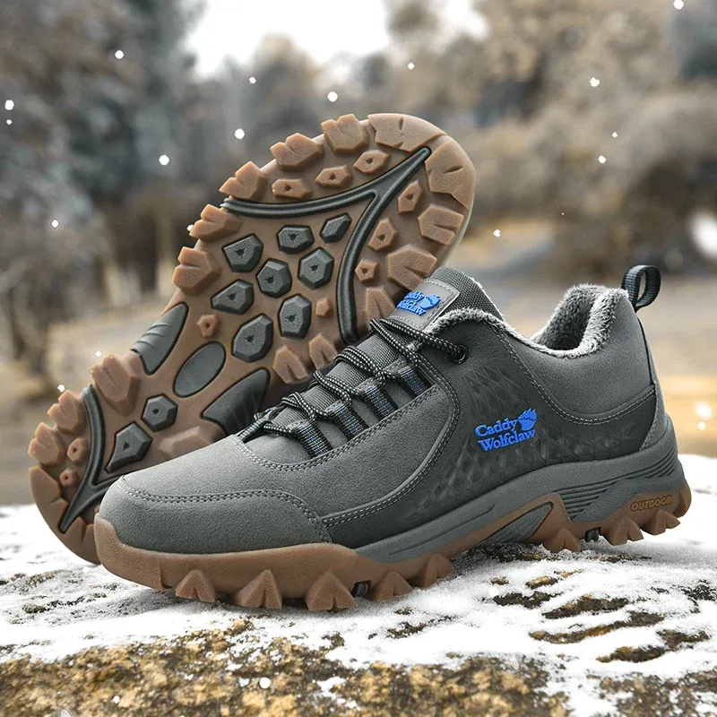 Men's Non-slip Thick Bottom Leather Sneakers