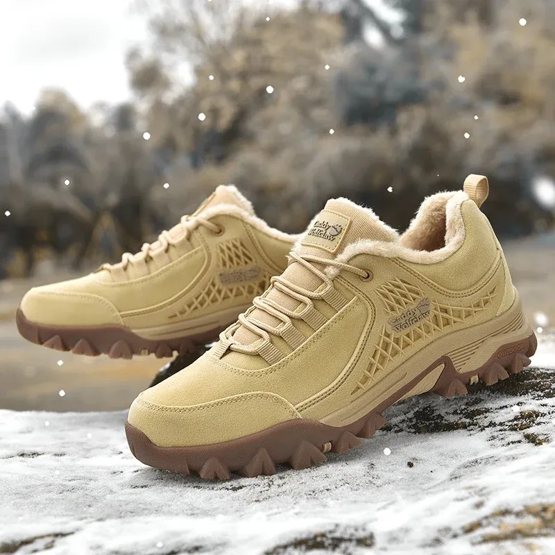 Men's Non-slip Thick Bottom Leather Sneakers