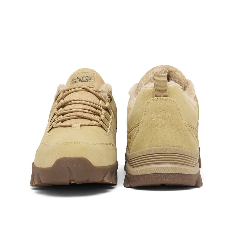 Men's Non-slip Thick Bottom Leather Sneakers