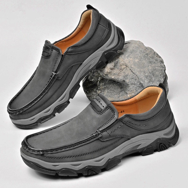 Mitchell Shoes Men's Leather Casual Walking Outdoor Shoes