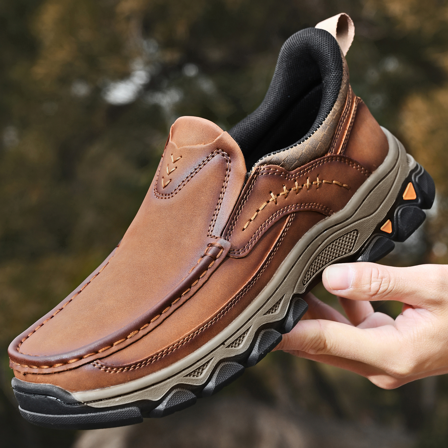 Mitchell Shoes Men’s EasePro Leather Slip-On Loafer