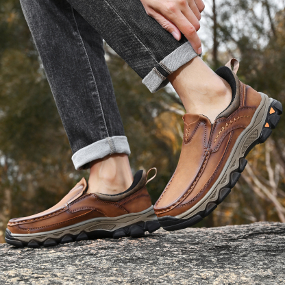 Mitchell Shoes Men’s EasePro Leather Slip-On Loafer