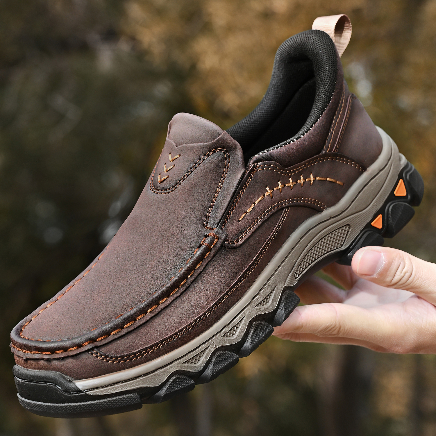 Mitchell Shoes Men’s EasePro Leather Slip-On Loafer