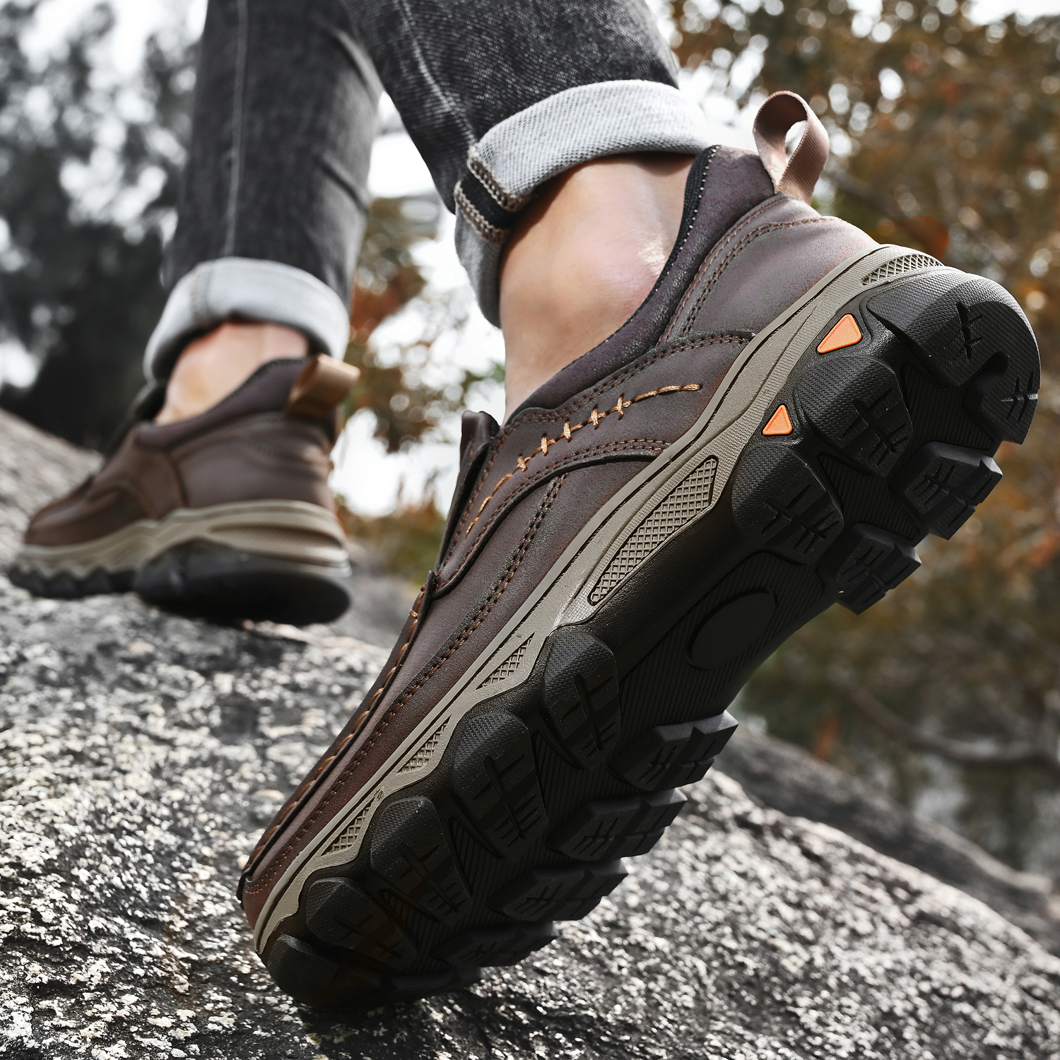 Mitchell Shoes Men’s EasePro Leather Slip-On Loafer