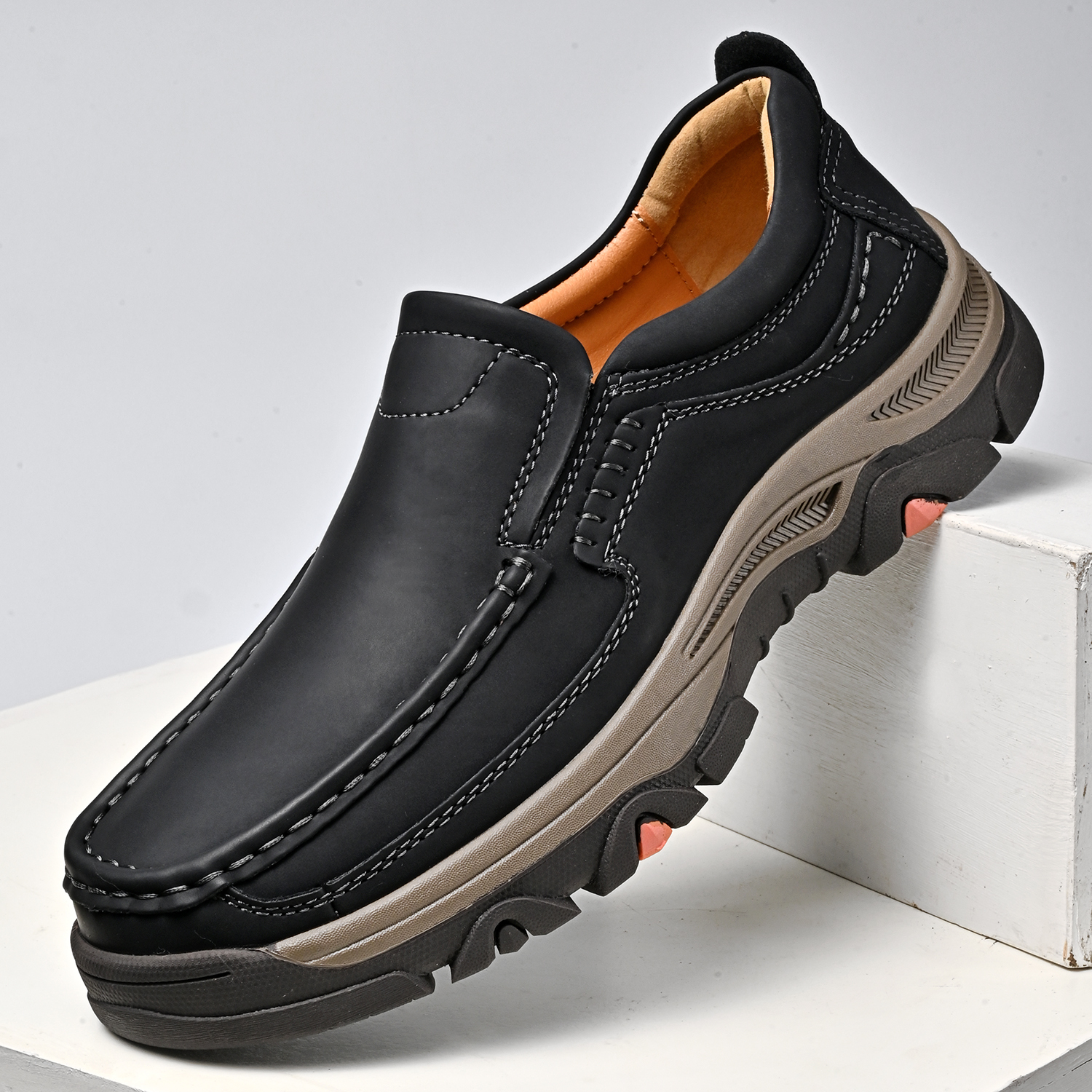 Men's Leather Plus Size Casual Loafers
