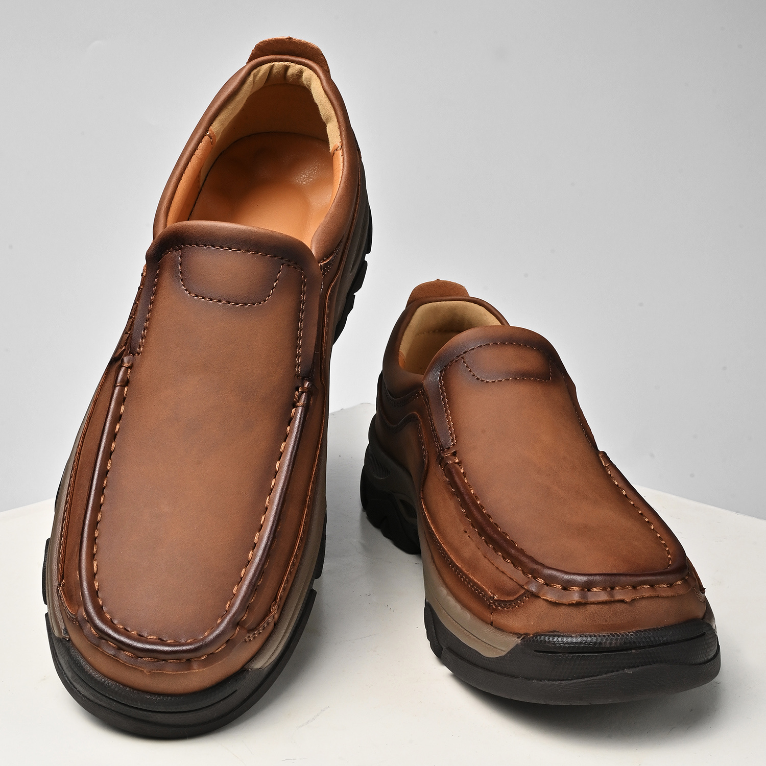 Men's Leather Plus Size Casual Loafers