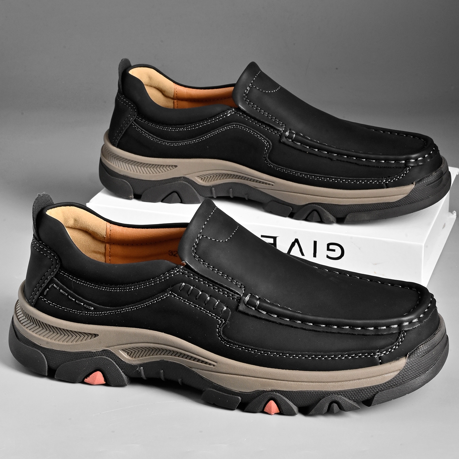 Men's Leather Plus Size Casual Loafers