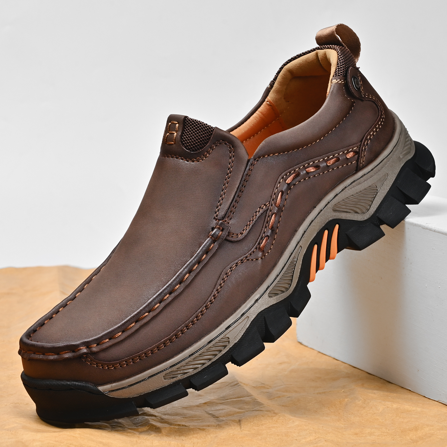 Men's Grippy Slip Resistant Outdoor Hiking Shoes