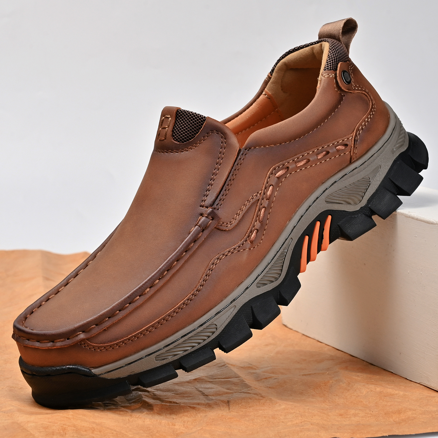 Men's Grippy Slip Resistant Outdoor Hiking Shoes