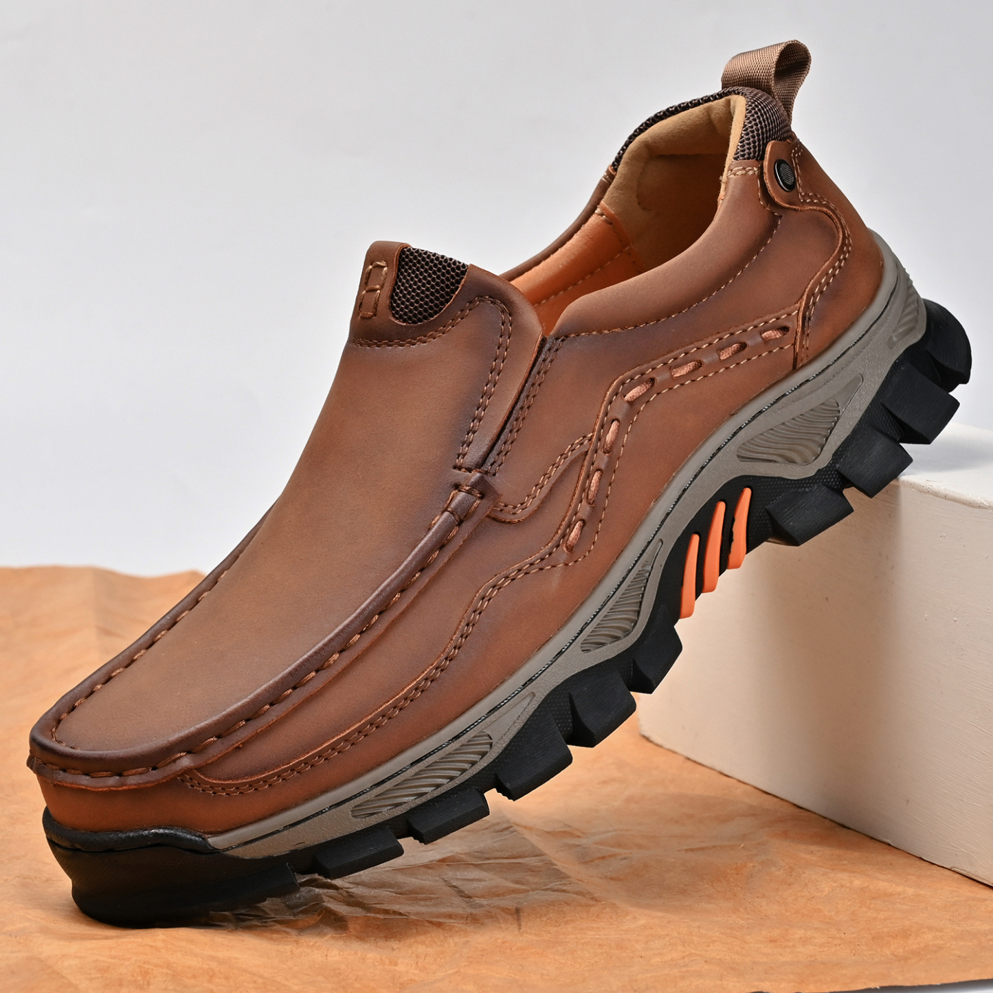 Men's Grippy Slip Resistant Outdoor Hiking Shoes
