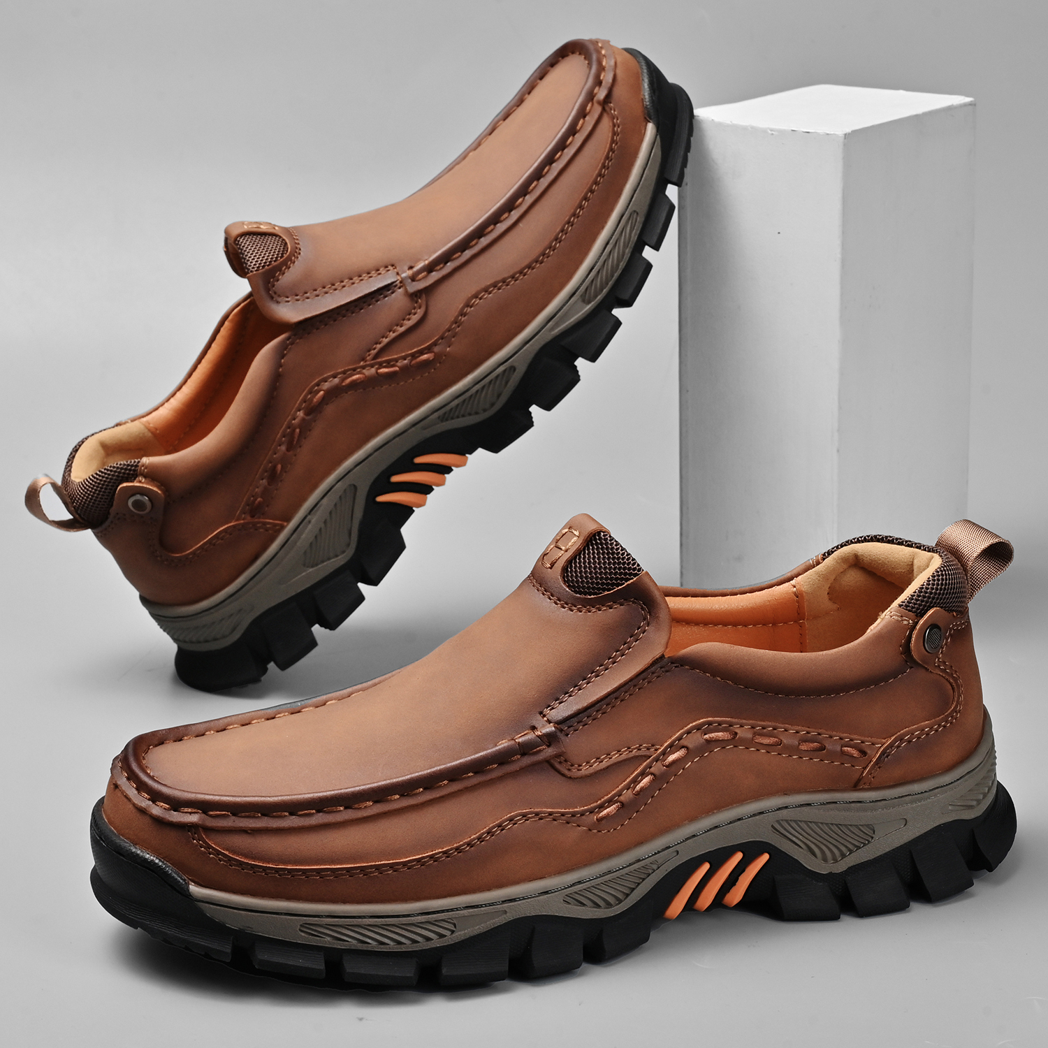 Men's Grippy Slip Resistant Outdoor Hiking Shoes