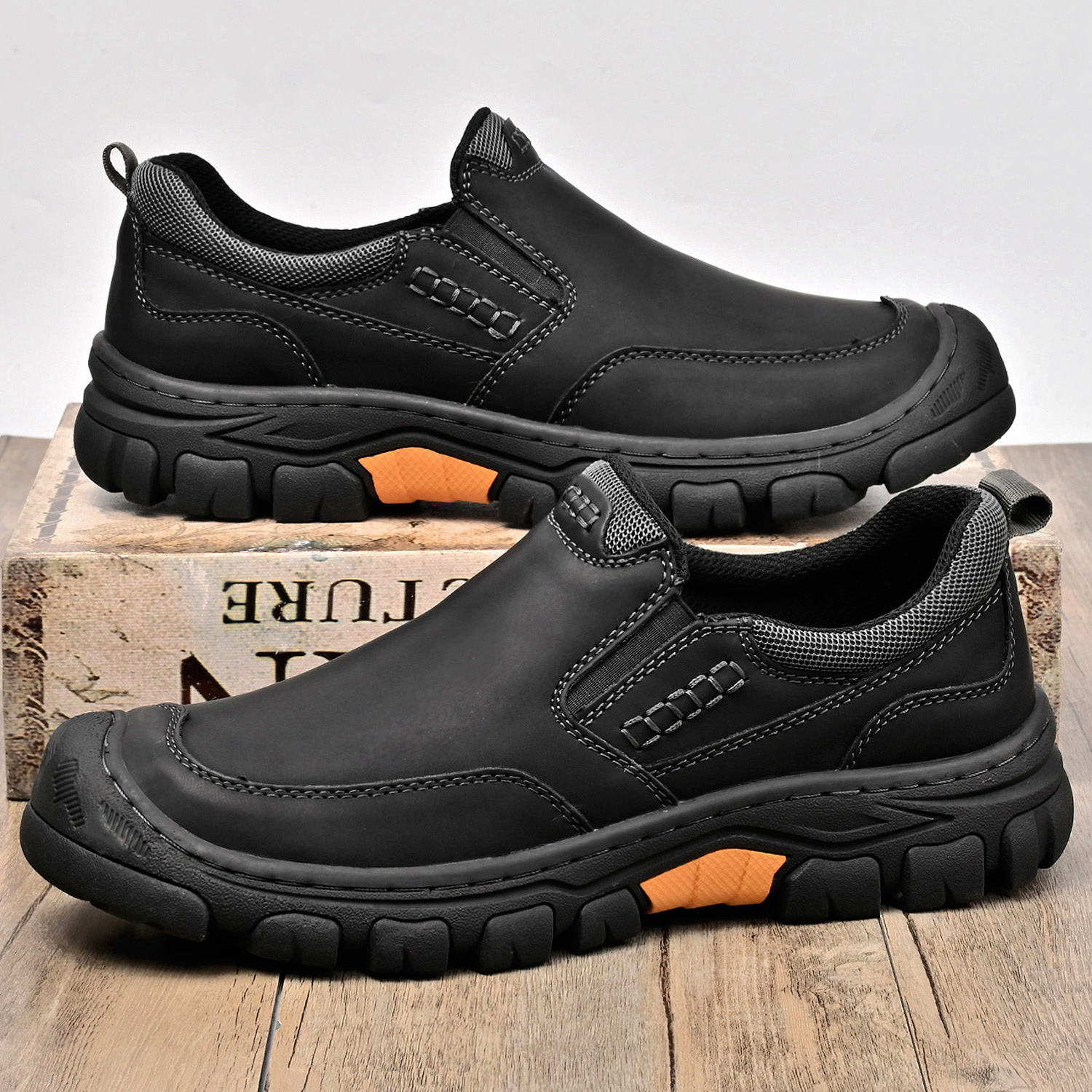 Men's Leather Wearable Casual Shoes