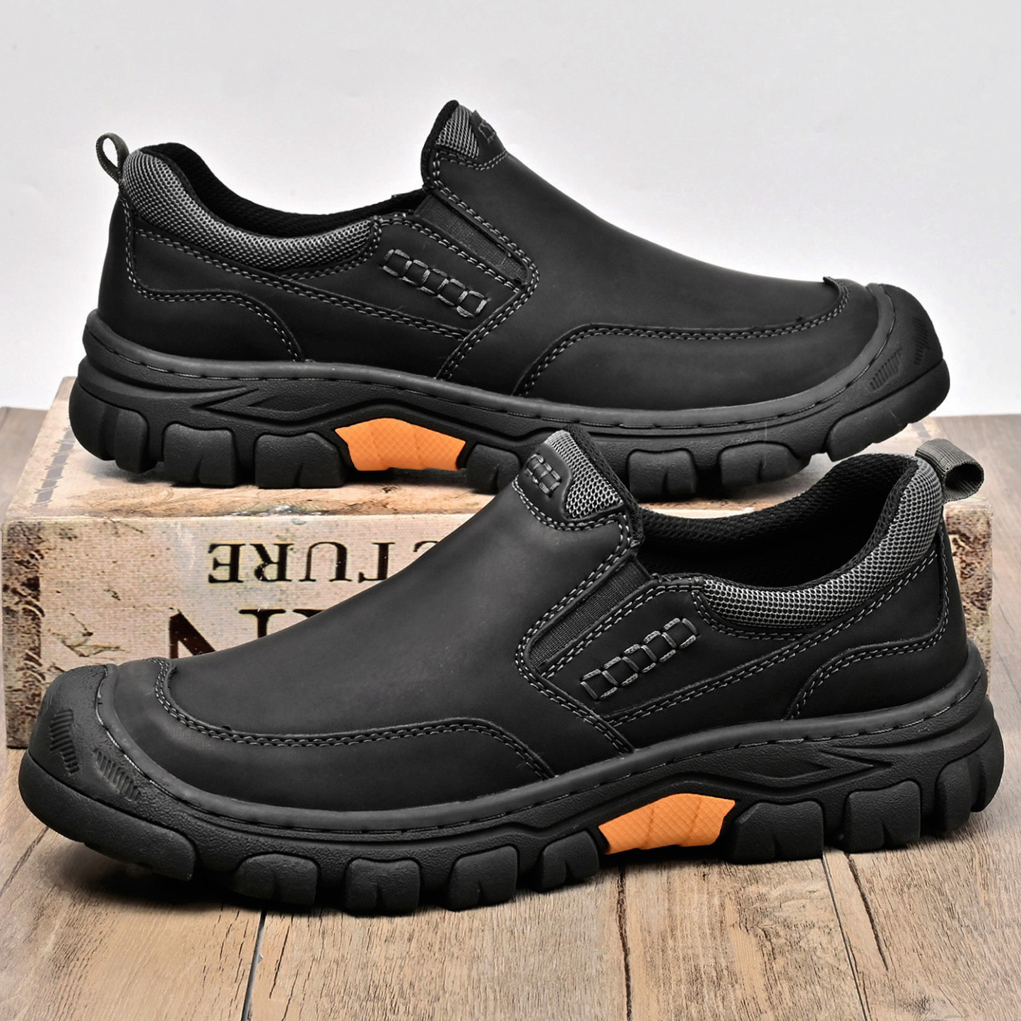 Men's Leather Wearable Casual Shoes