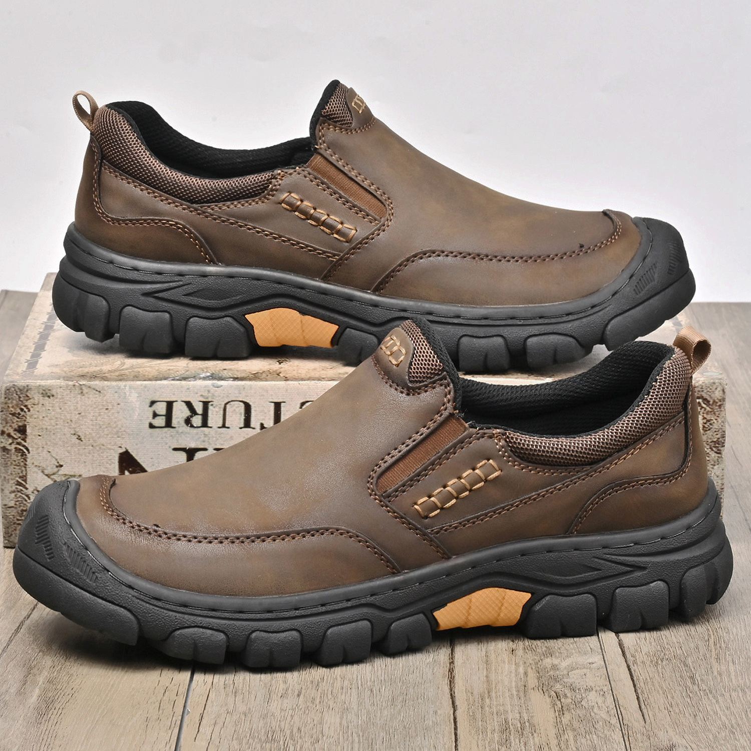 Men's Leather Wearable Casual Shoes