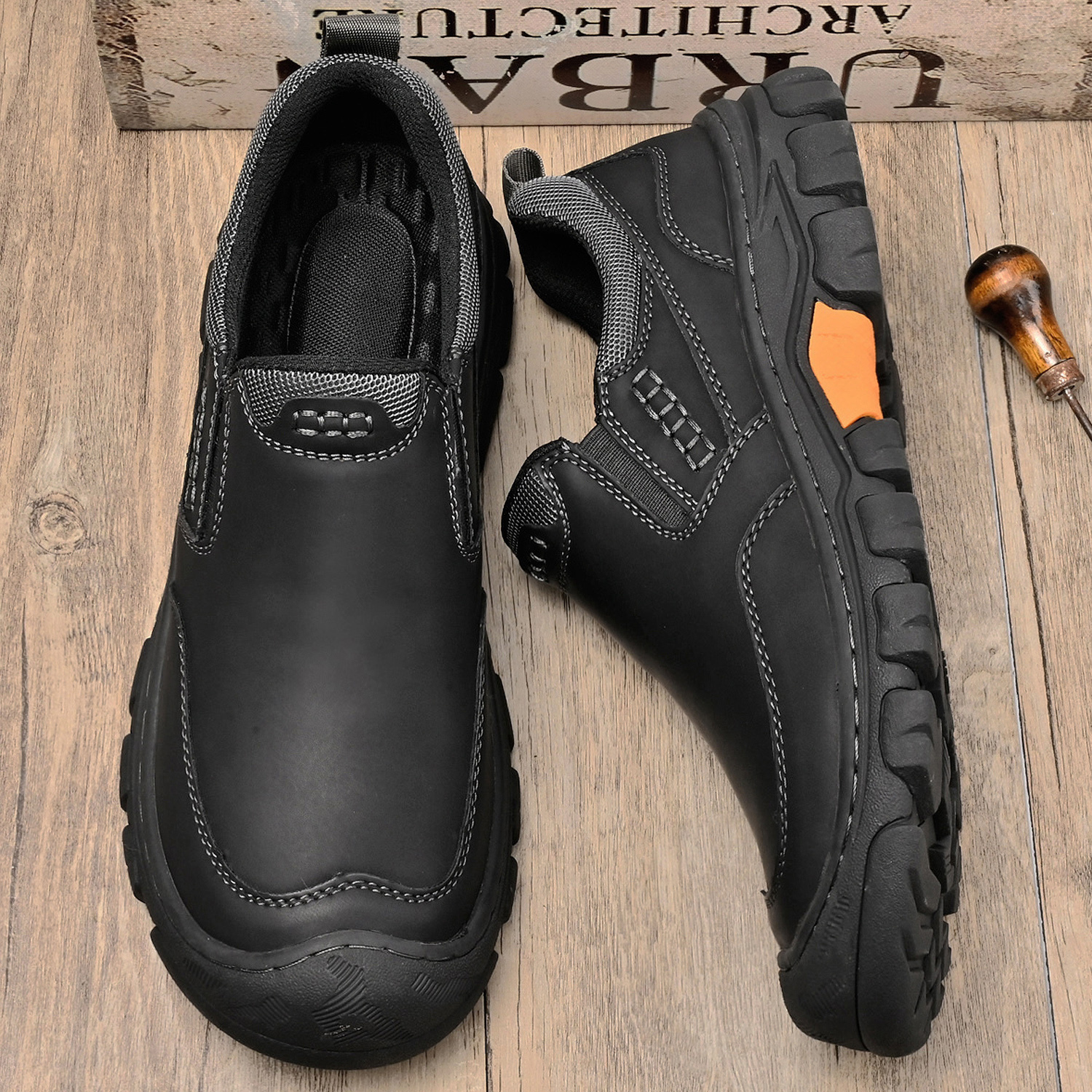 Men's Leather Wearable Casual Shoes