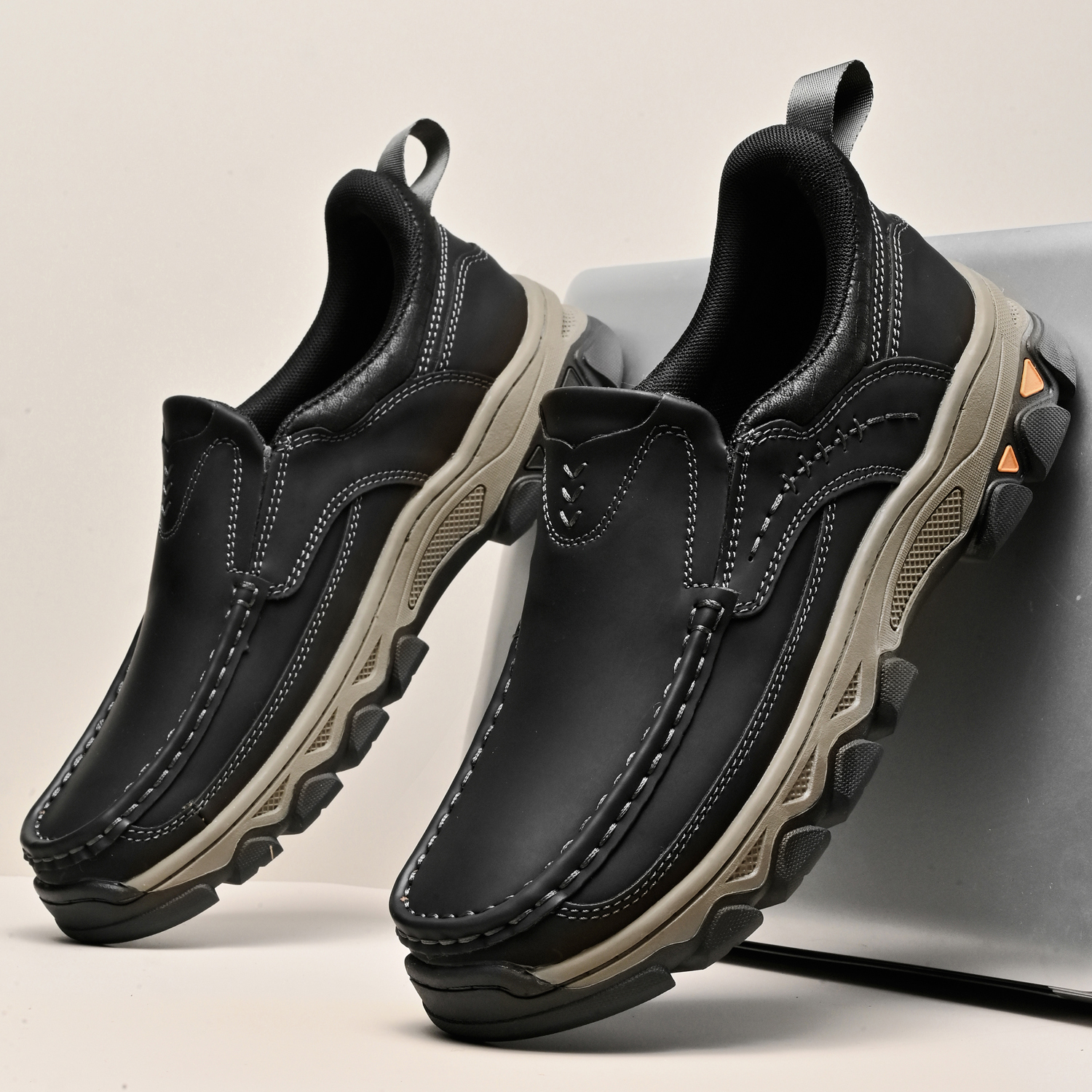 Mitchell Shoes Men’s EasePro Leather Slip-On Loafer