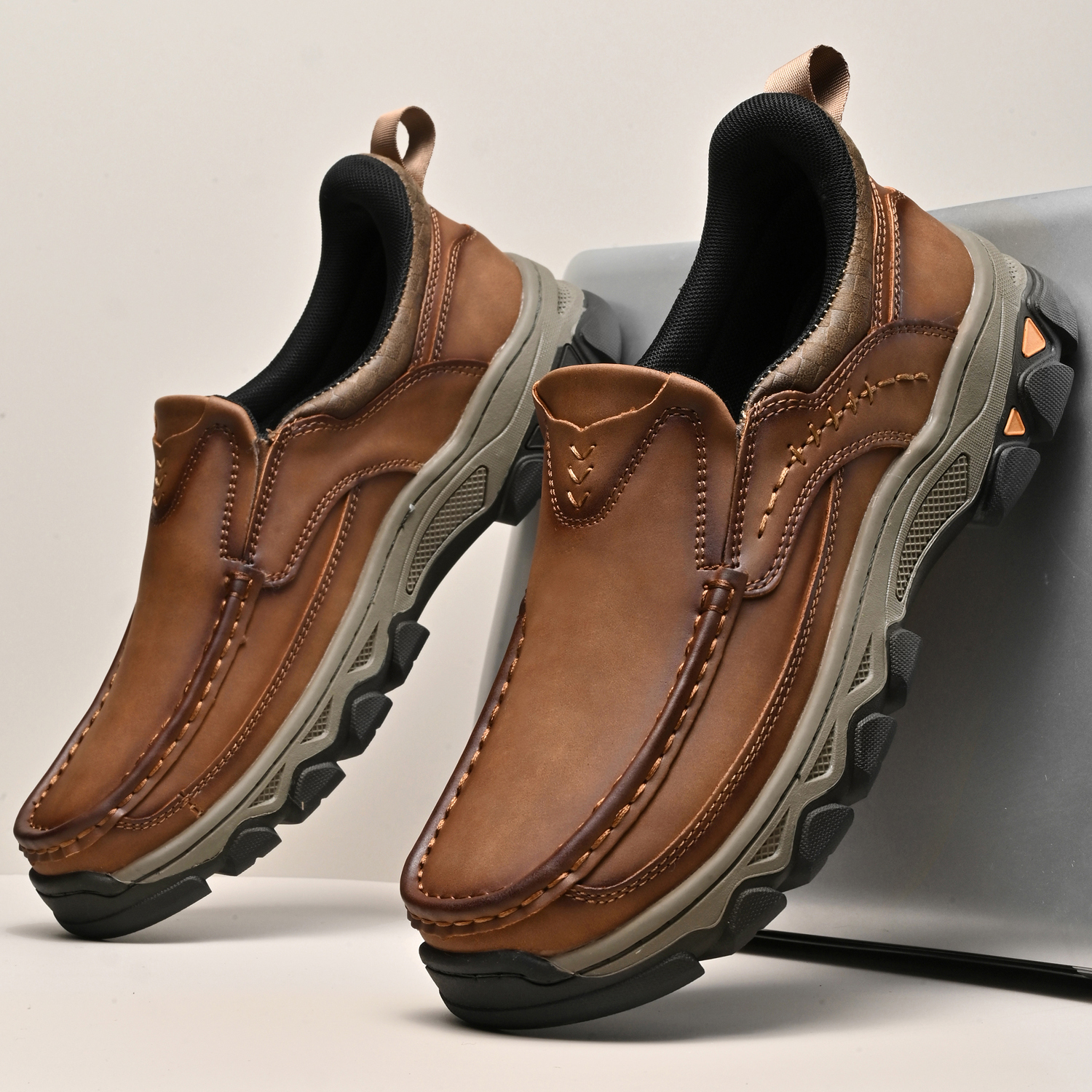 Mitchell Shoes Men’s EasePro Leather Slip-On Loafer