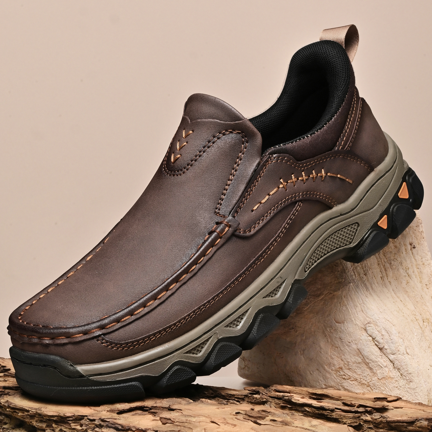 Mitchell Shoes Men’s EasePro Leather Slip-On Loafer