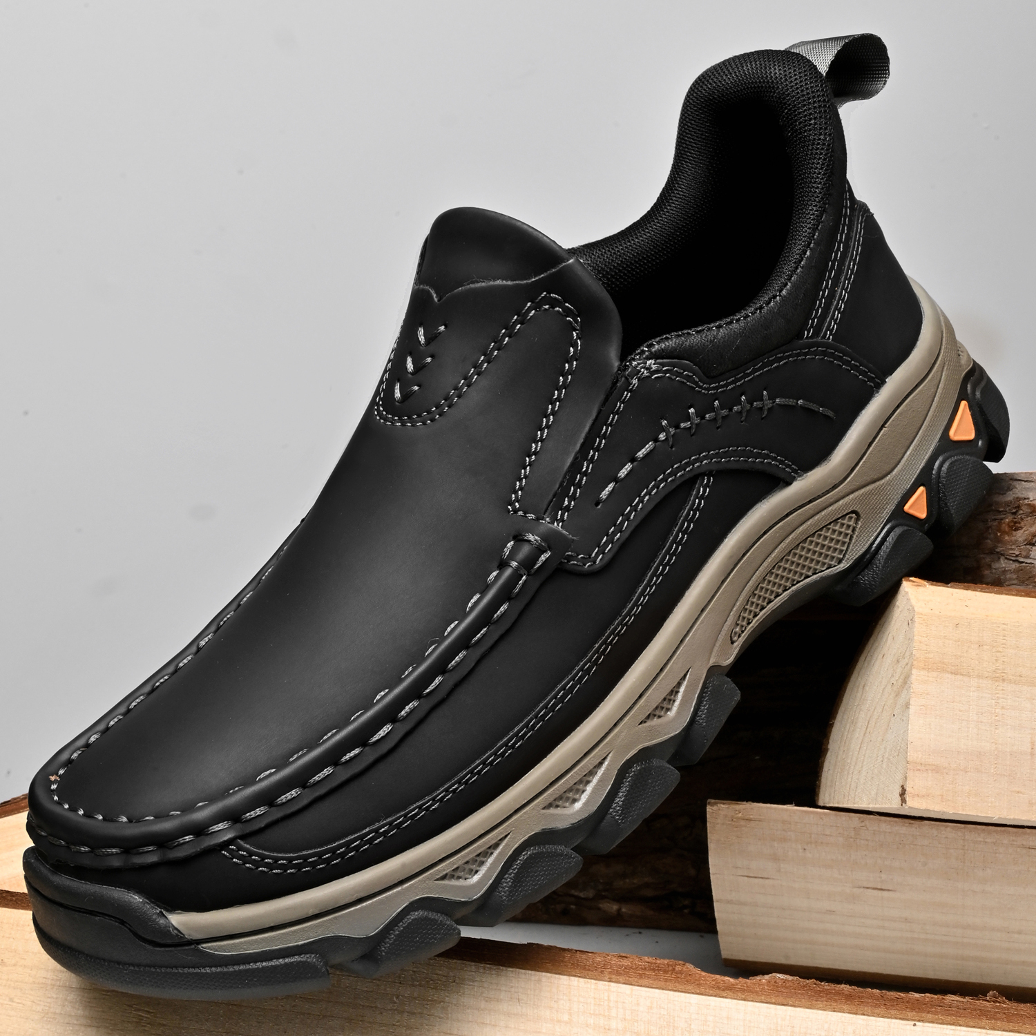 Mitchell Shoes Men’s EasePro Leather Slip-On Loafer