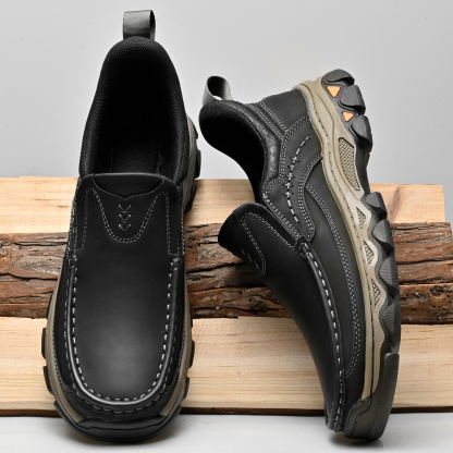 Mitchell Shoes Men’s EasePro Leather Slip-On Loafer