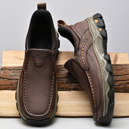 Mitchell Shoes Men’s EasePro Leather Slip-On Loafer