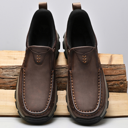 Mitchell Shoes Men’s EasePro Leather Slip-On Loafer