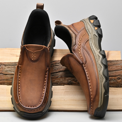 Mitchell Shoes Men’s EasePro Leather Slip-On Loafer