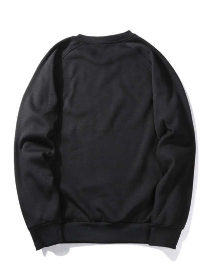 NASA Bear Print Raglan Sleeves Sweatshirt & NASA Print Jogger Pants-Mitchell Shoes