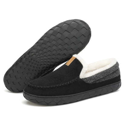 Men’s Plush Comfort Loafers – Cozy Warmth for Chilly Days