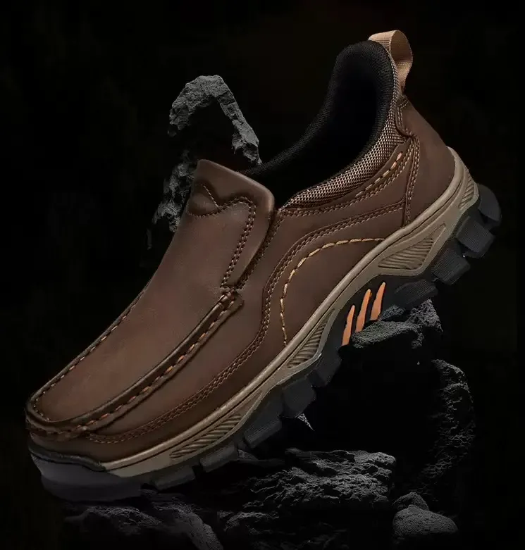 Mitchell Shoes Men's Handmade Genuine Leather Orthopedic Walking shoes