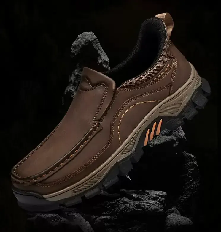 Mitchell Shoes Men's Handmade Genuine Leather Orthopedic Walking shoes