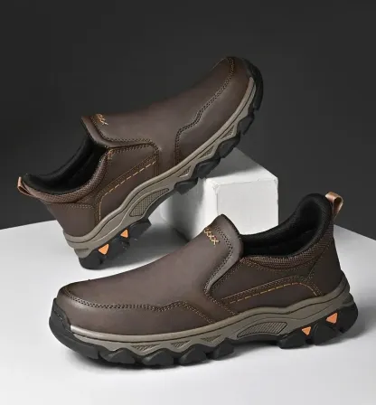 ⏰Last Day!45% OFF 🔥 Mitchell Shoes Men's Genuine Leather Orthopedic Outdoor Walking Shoes