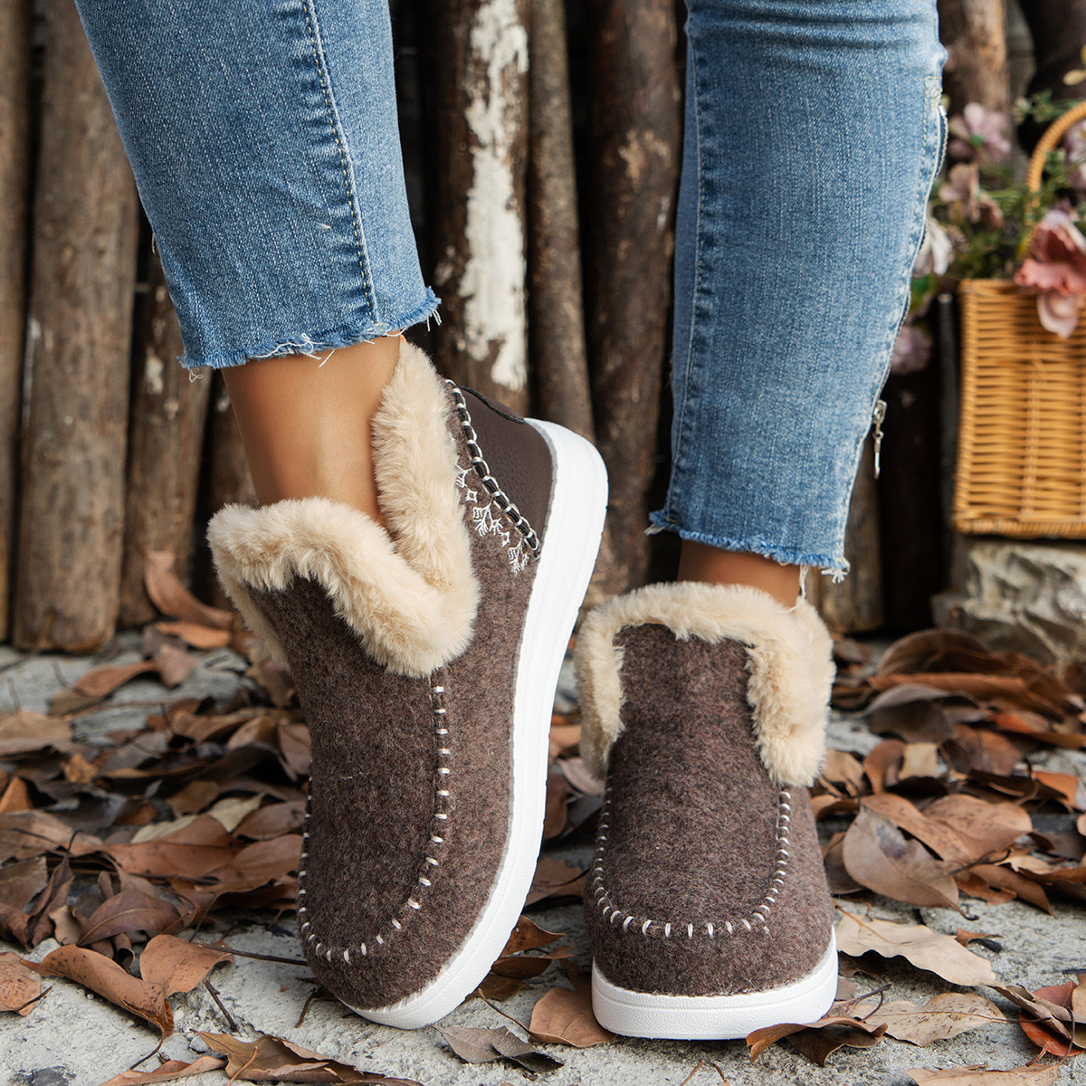 Women's Winter Plush Comfort Shoes