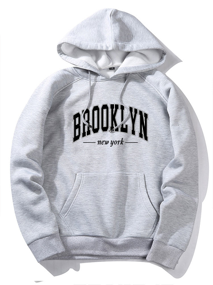 Brooklyn Letter Print Hoodie & Jogger Pants-Mitchell Shoes