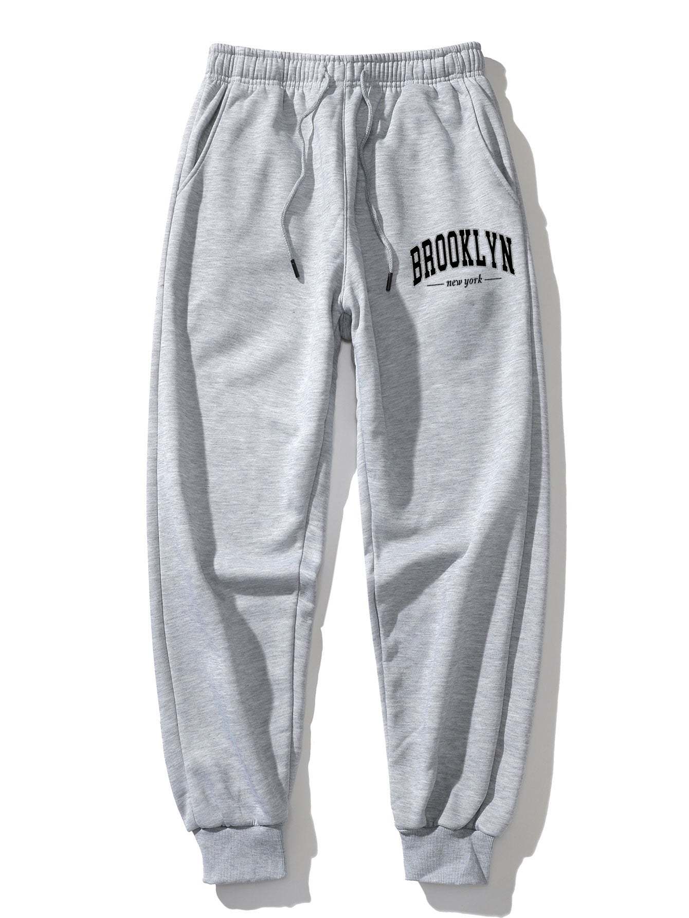 Brooklyn Print T-Shirt  & Jogger Pants-Mitchell Shoes