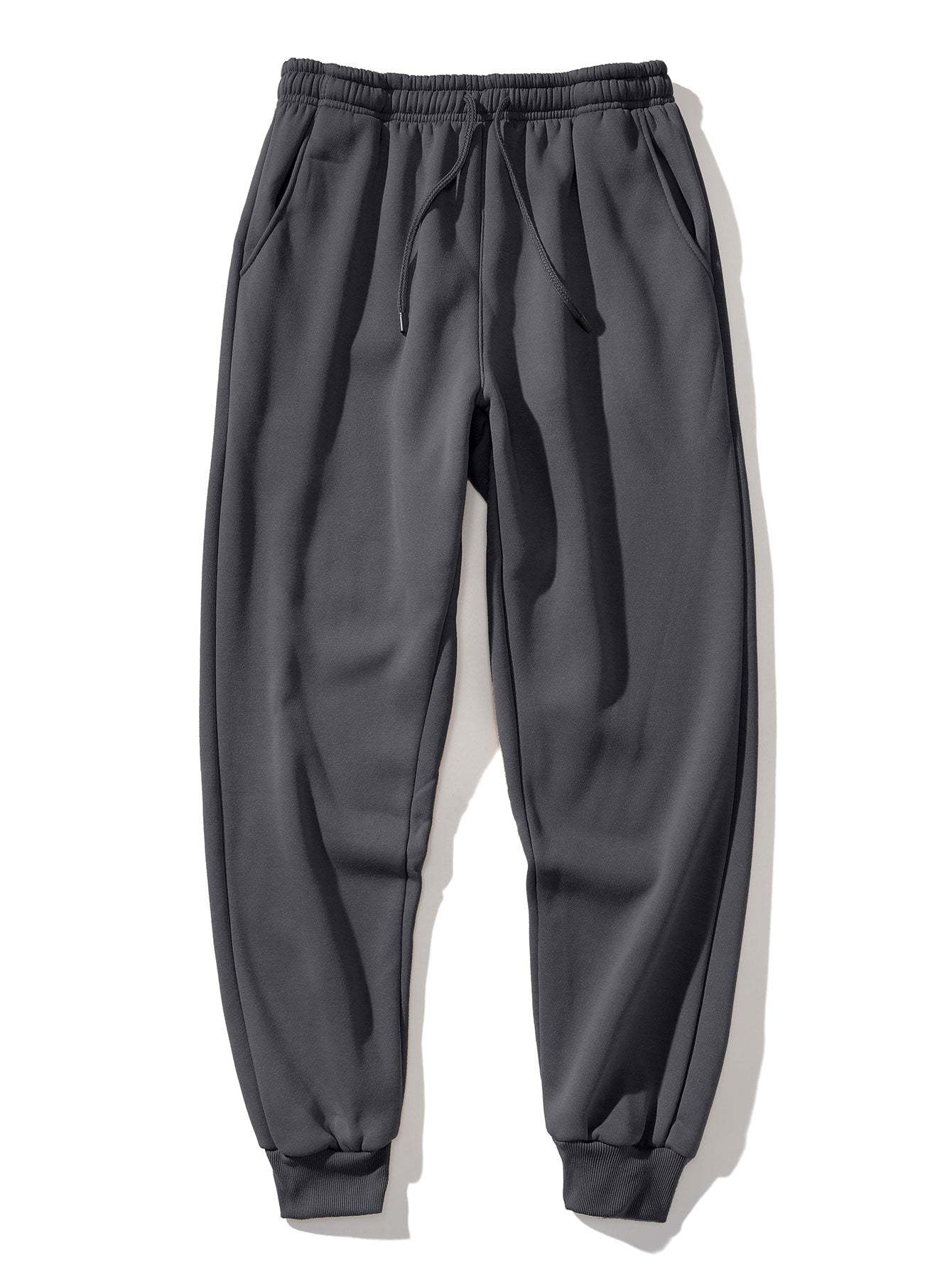 Basic Crew Neck Sweatshirt & Jogger Pants-Mitchell Shoes