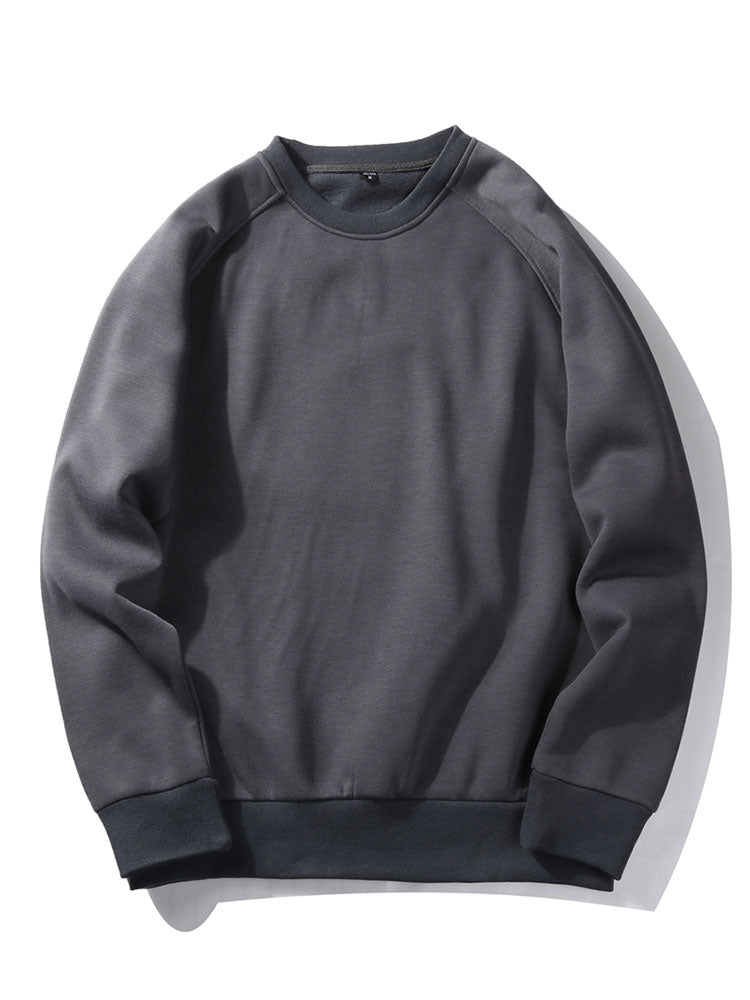 Basic Crew Neck Sweatshirt & Jogger Pants-Mitchell Shoes