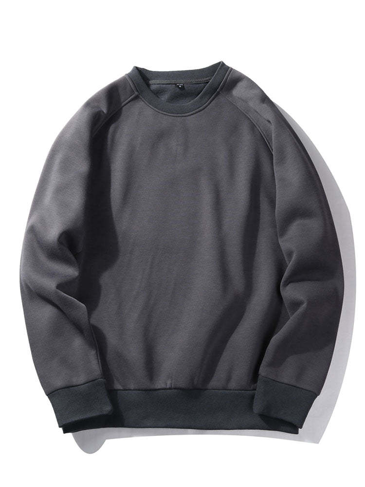 Basic Crew Neck Sweatshirt & Jogger Pants-Mitchell Shoes
