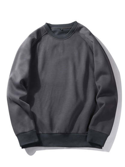 Basic Crew Neck Sweatshirt & Jogger Pants-Mitchell Shoes