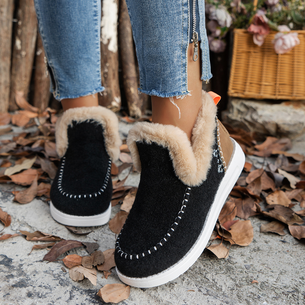 Women's Winter Plush Comfort Shoes
